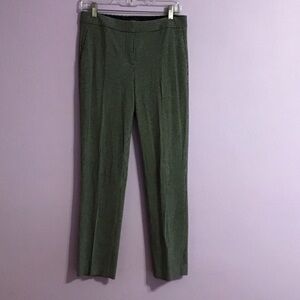 Theory Size 4 Stretch Knit Houndstooth Straight Leg Trouser